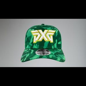 PXG camo fairway trucker hat